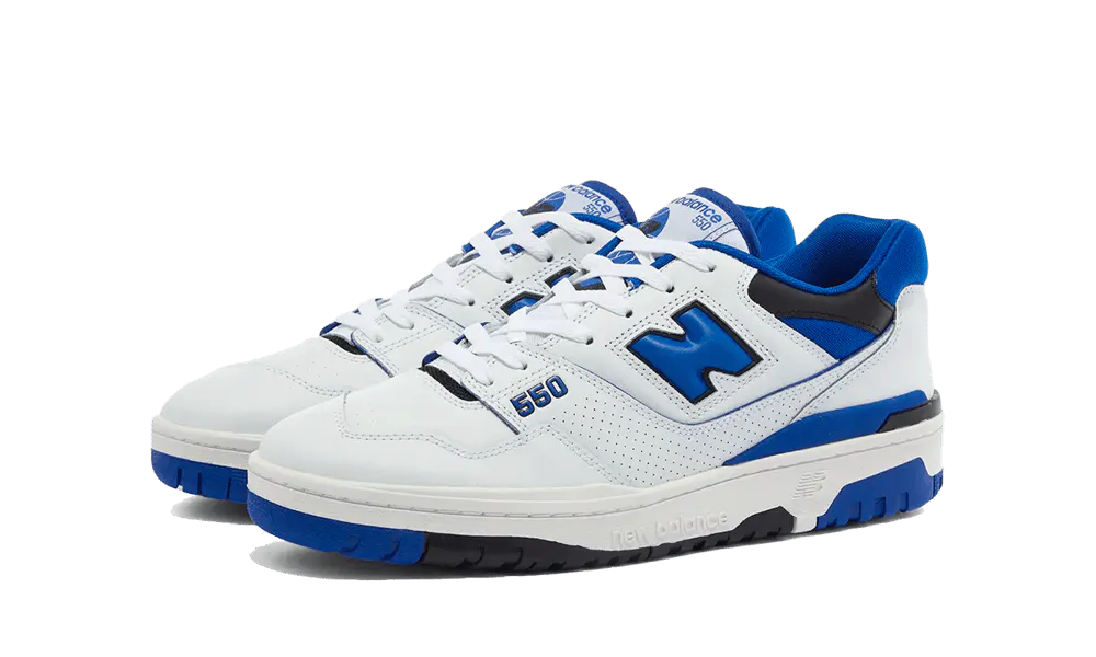 NB 550 - White Blue