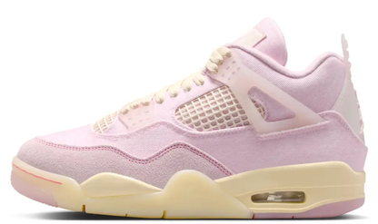Air Jordan 4  - Denim Pink Iced Carmine