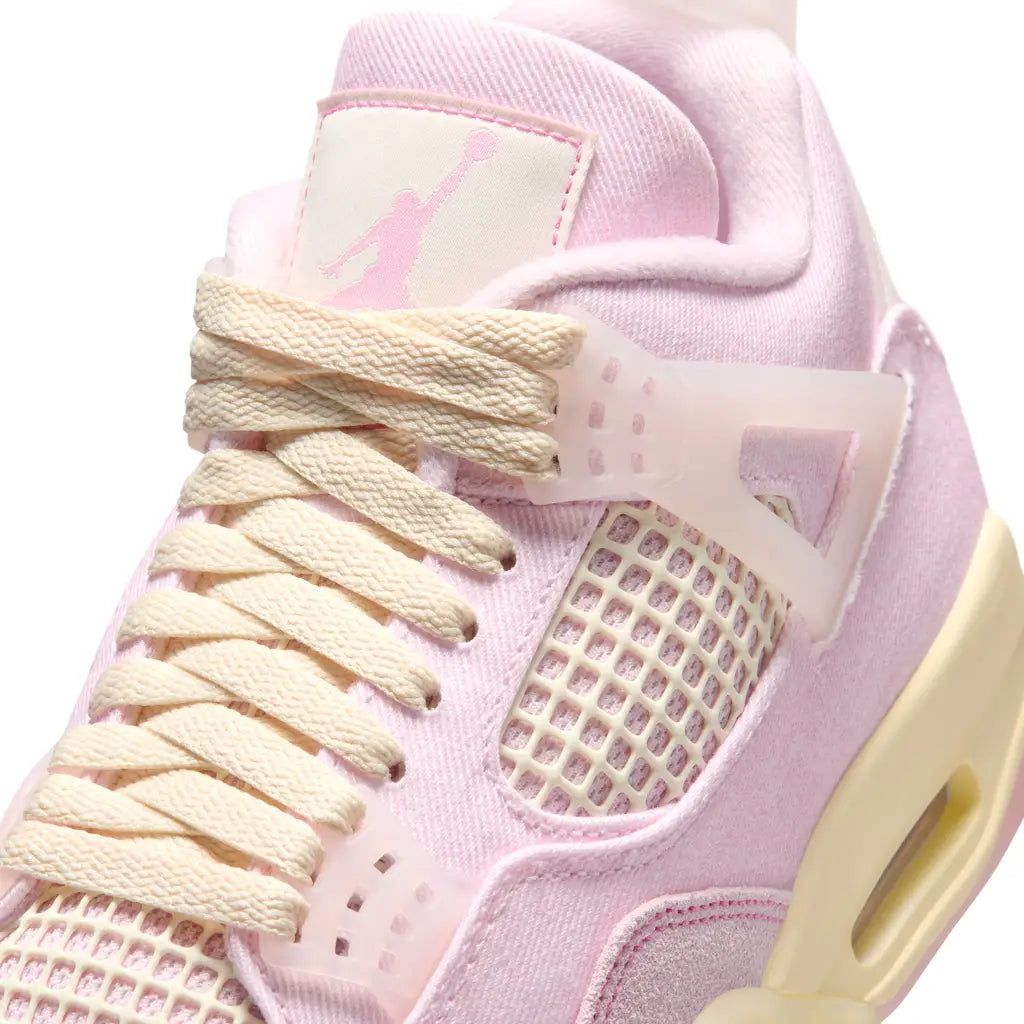 Air Jordan 4  - Denim Pink Iced Carmine